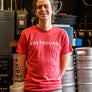 red eastbound script t-shirt tri-blend material